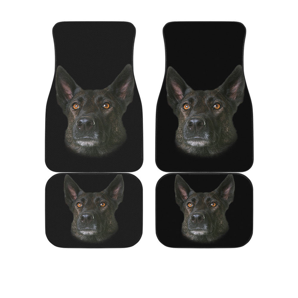 Dutch Shepherd Cute Face Car Floor Mats 118