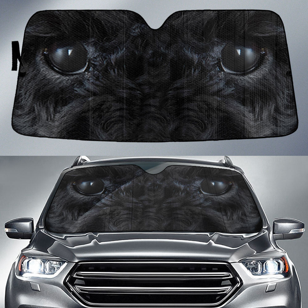 Poodle Eyes Car Sun Shade 94
