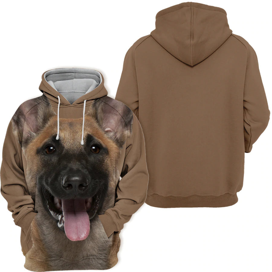 Belgian Shepherd Malinois 2 - Unisex 3D Graphic Hoodie