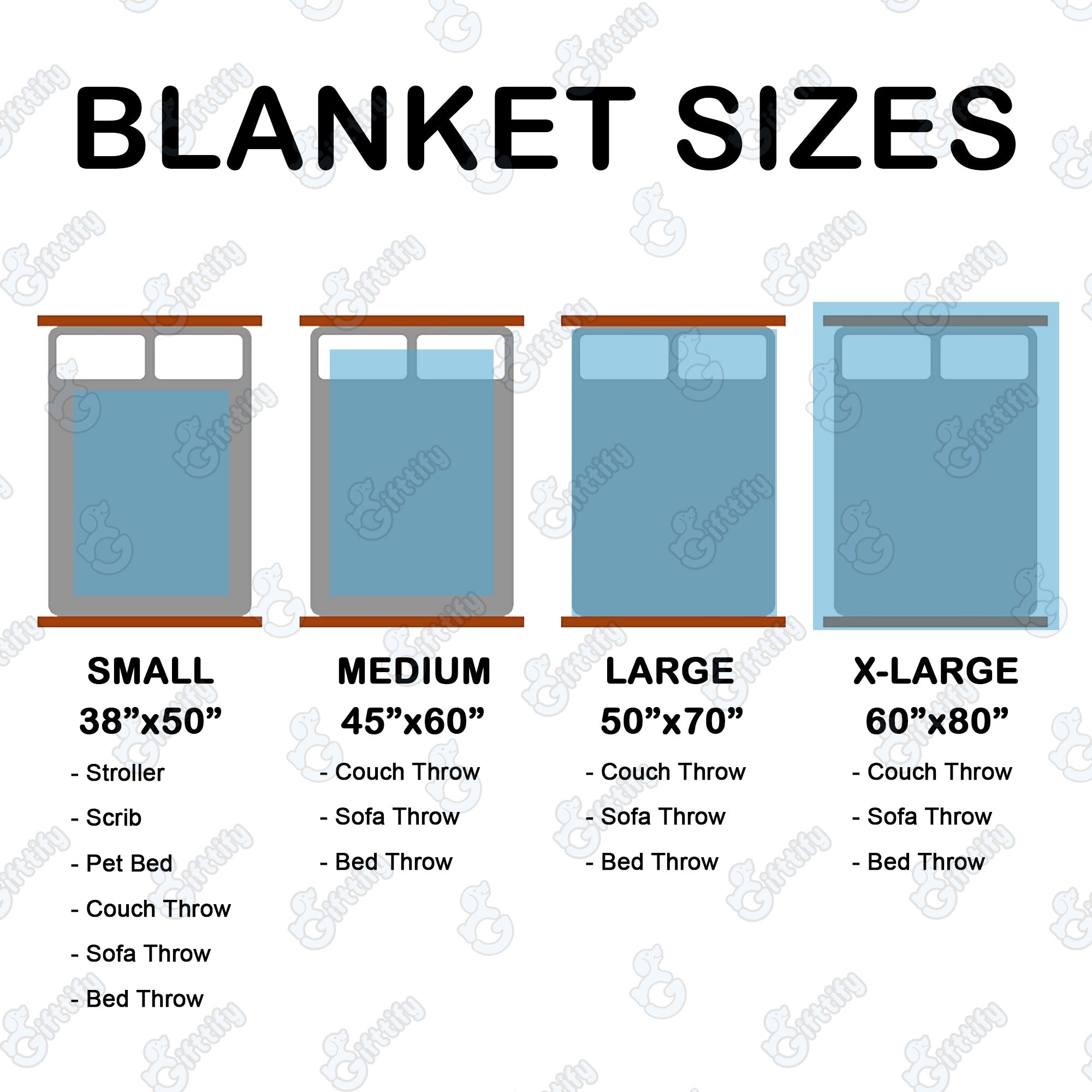 Akita Full Face Blanket