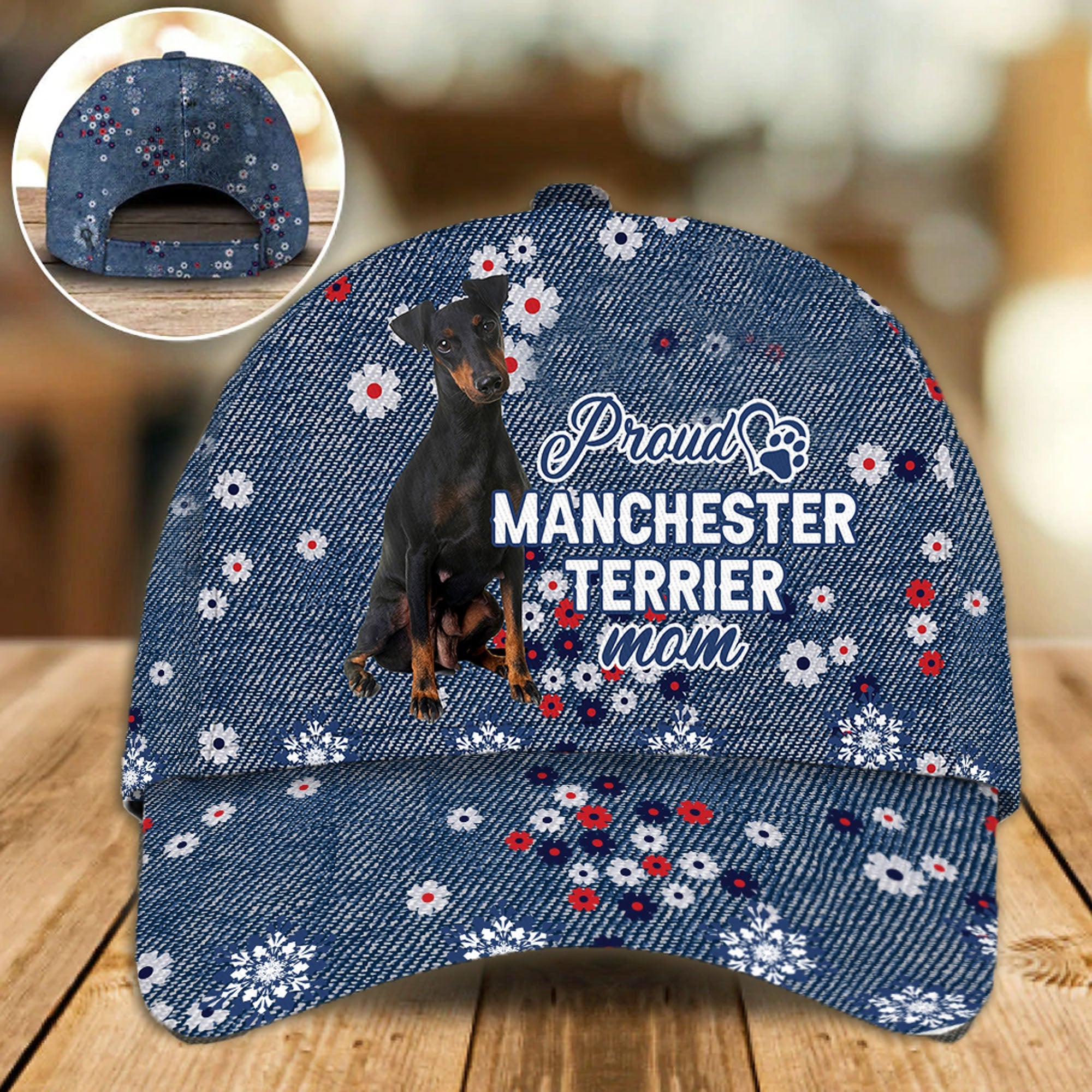 MANCHESTER TERRIER (STANDARD) - PROUD MOM - CAP - Animals Kind