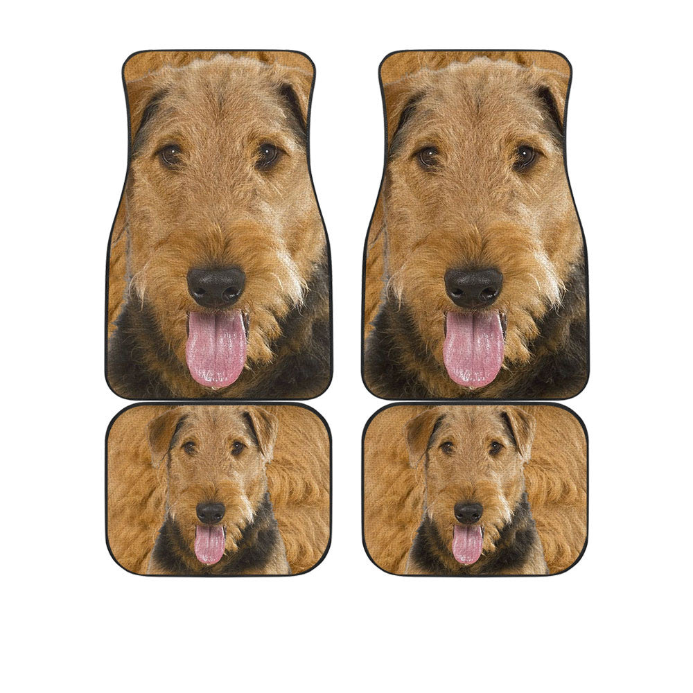 Airedale Terrier Dog Funny Face Car Floor Mats 119