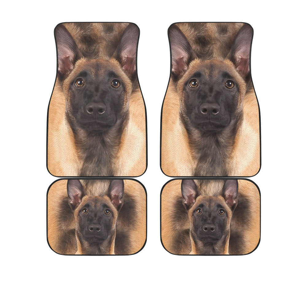 Belgain Malinois Dog Funny Face Car Floor Mats 119