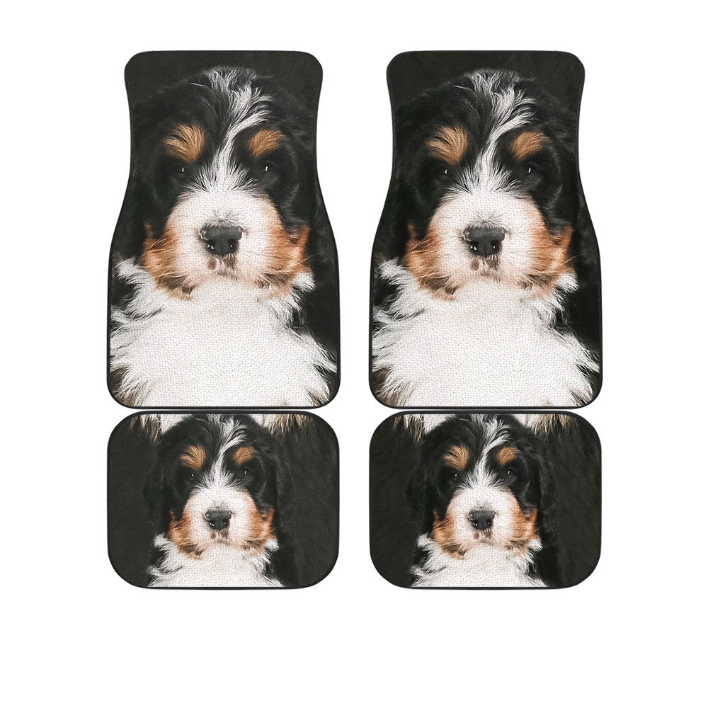 Bernedoodle Dog Funny Face Car Floor Mats 119