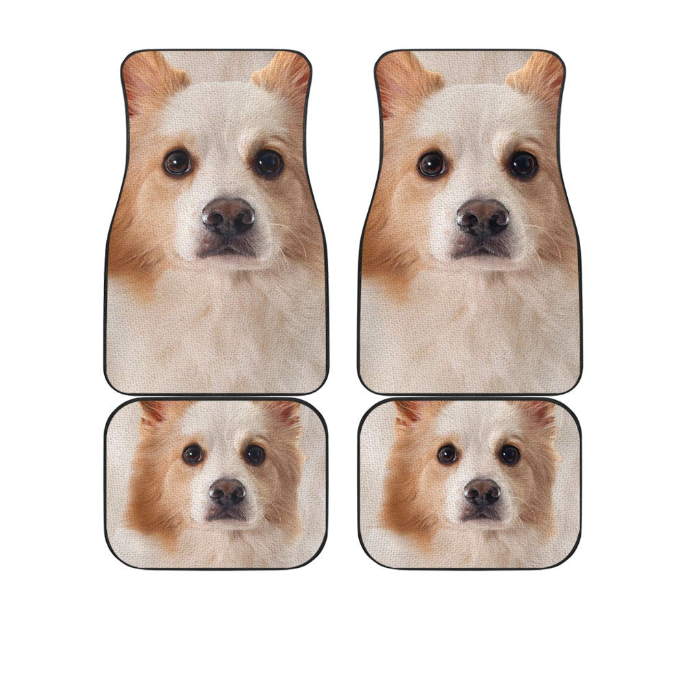 Icelandic Sheepdog Funny Face Car Floor Mats 119