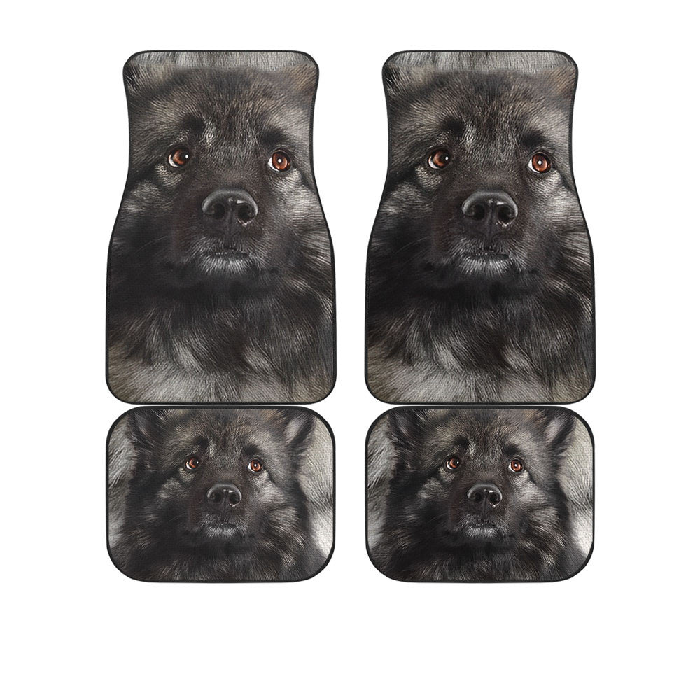 Keeshond Funny Face Car Floor Mats 119