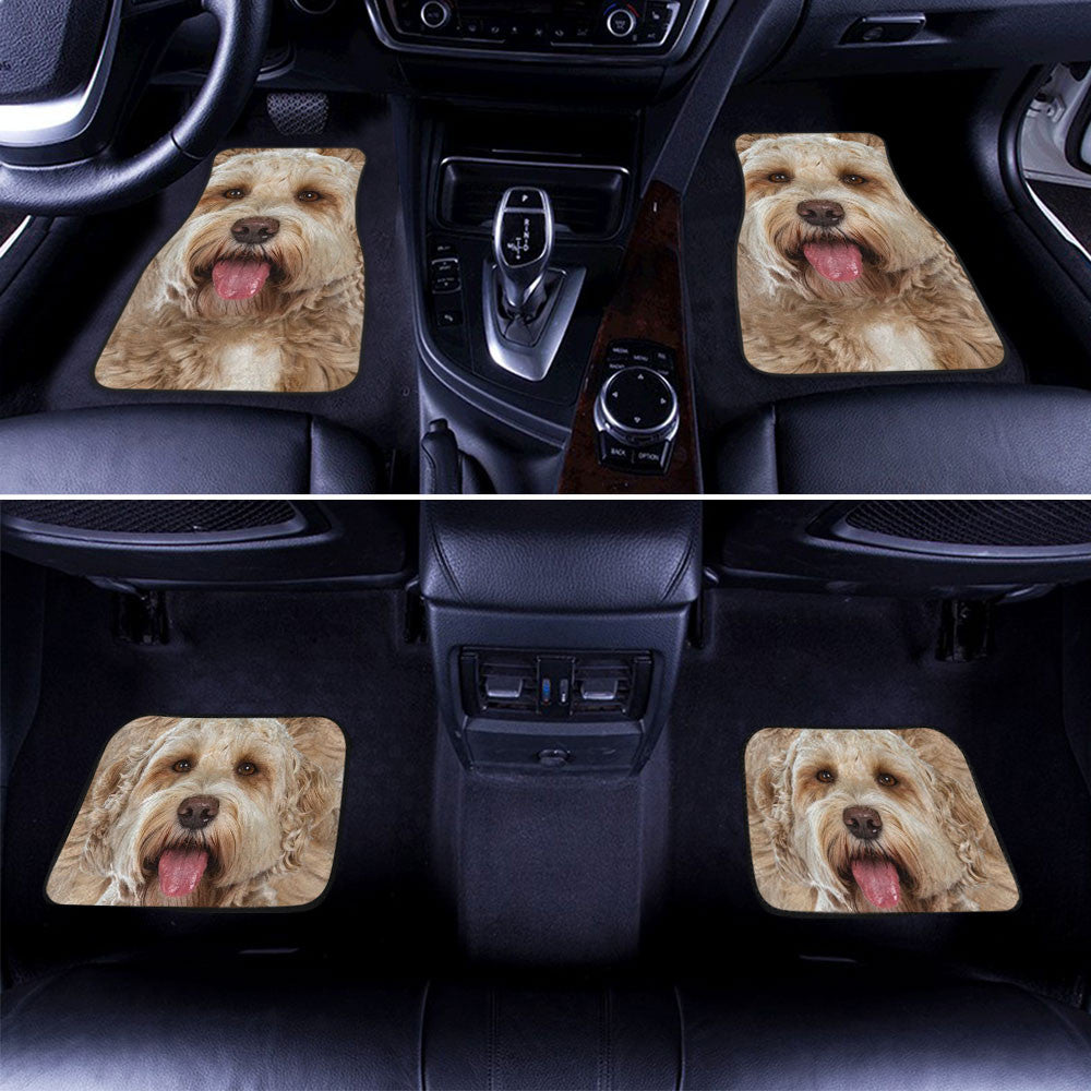 Labradoodle Funny Face Car Floor Mats 119