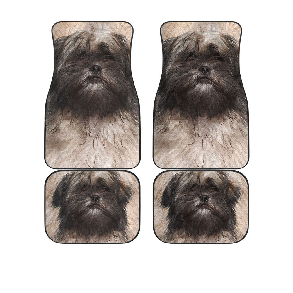 Lhasa Apso Funny Face Car Floor Mats 119