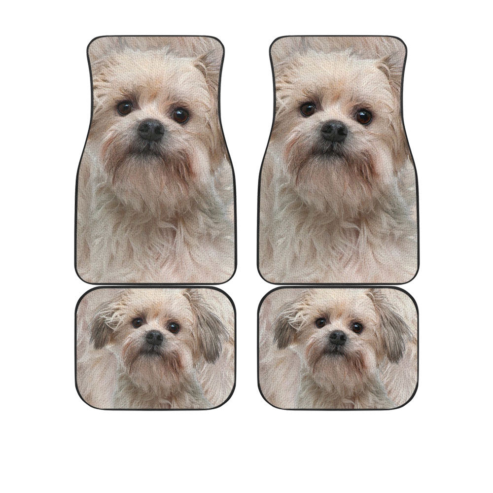 Little lion dog Funny Face Car Floor Mats 119