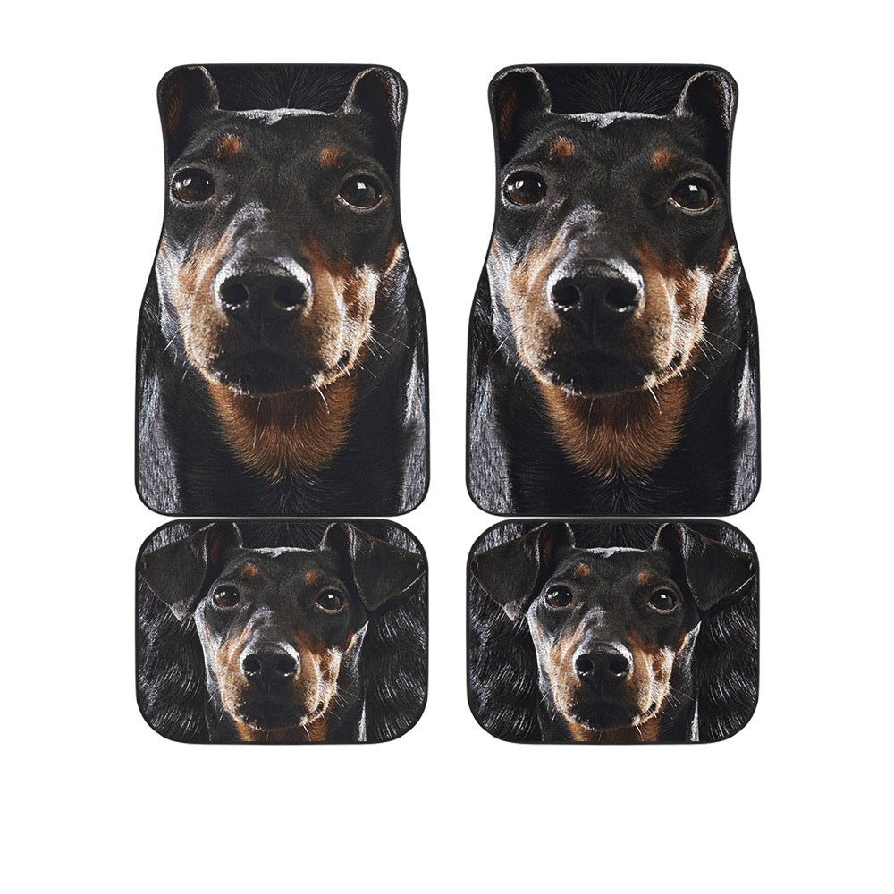 Manchester Terrier Funny Face Car Floor Mats 119