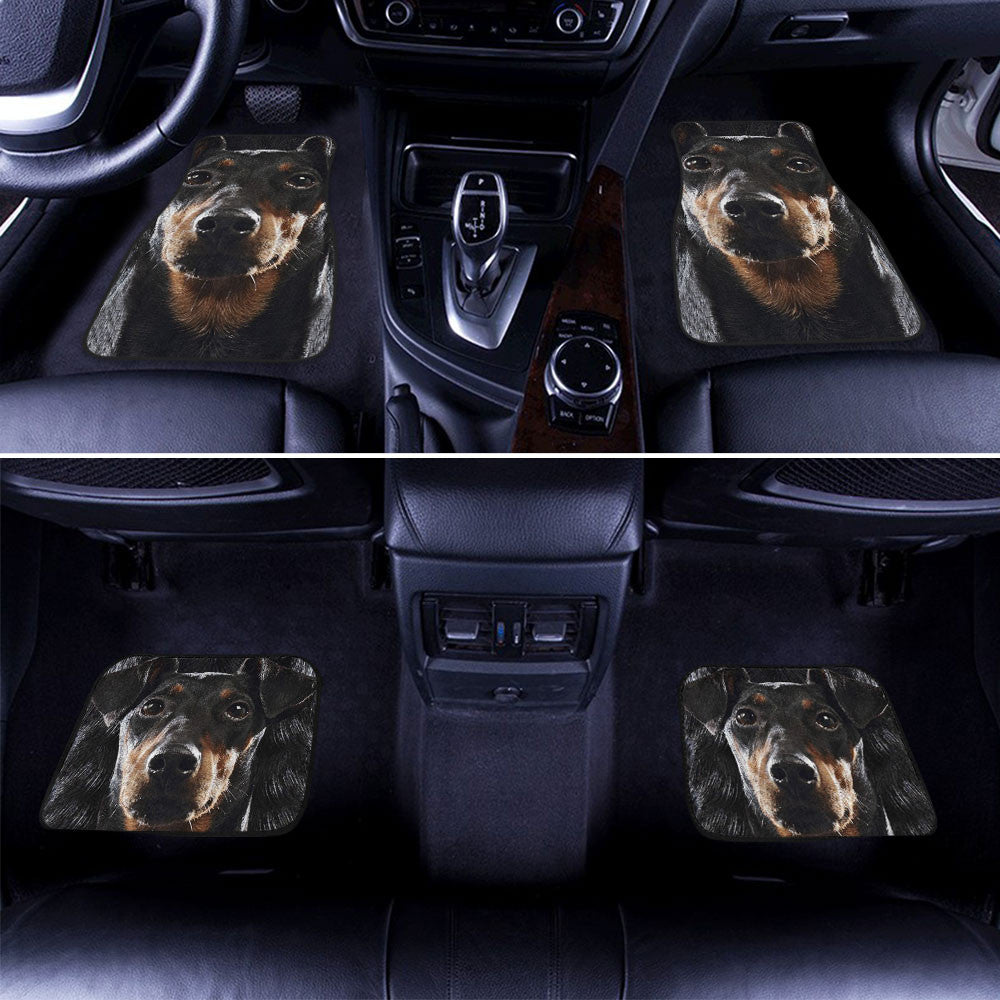 Manchester Terrier Funny Face Car Floor Mats 119
