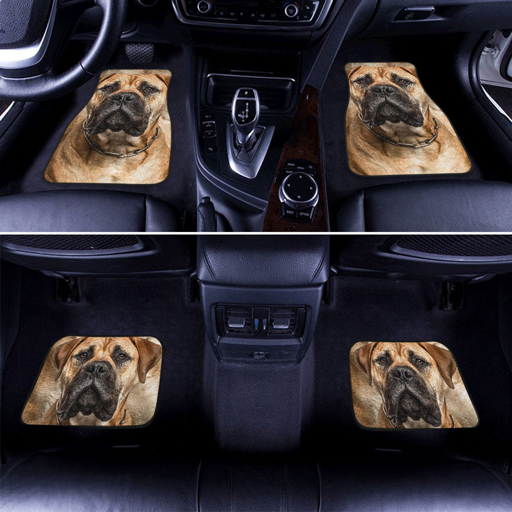 Mastiff Funny Face Car Floor Mats 119