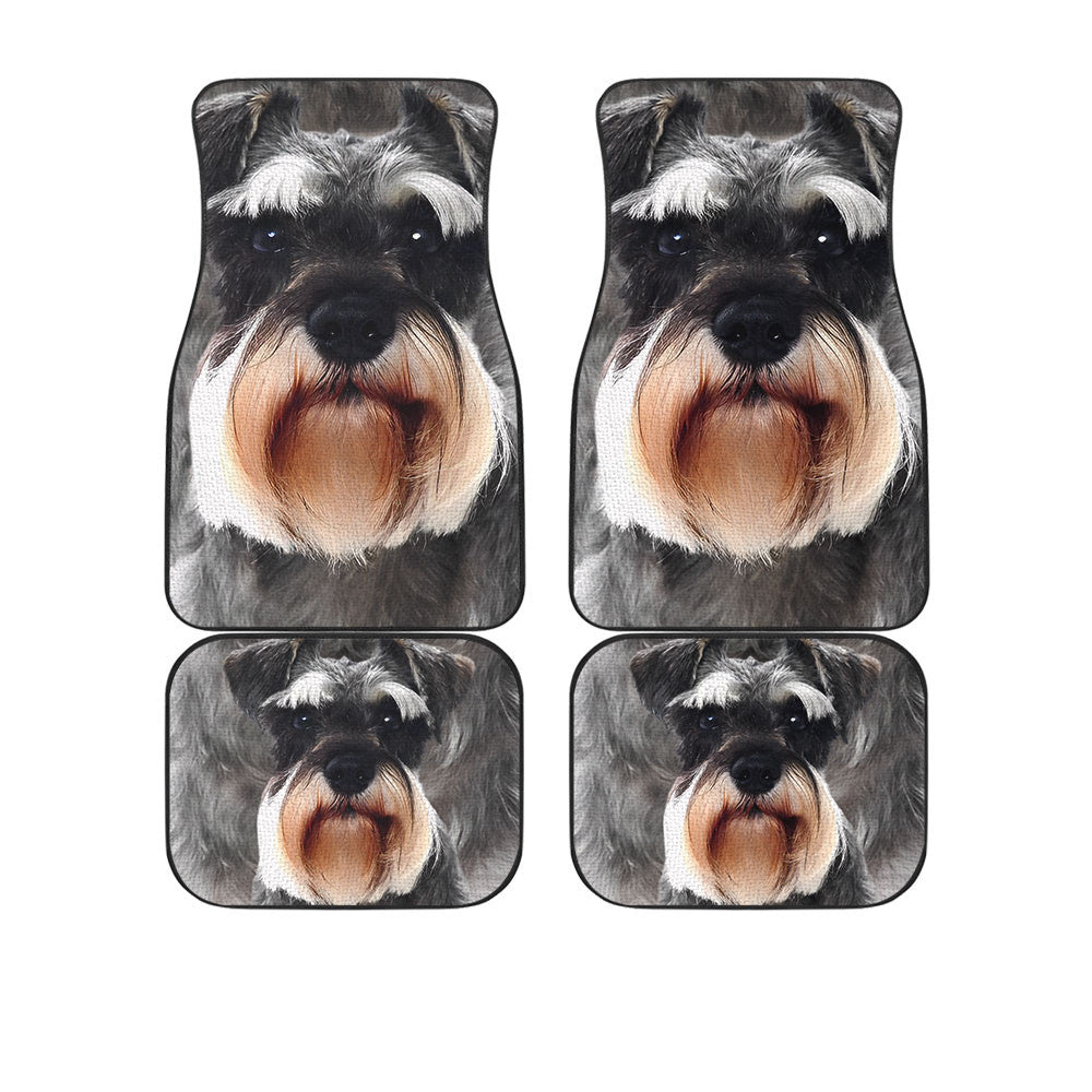 Miniature Schnauzer Funny Face Car Floor Mats 119