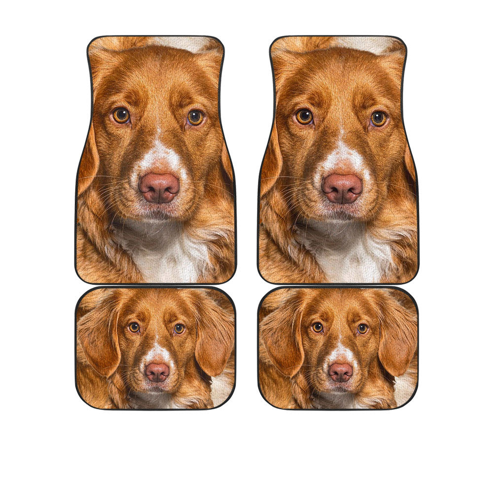 Nova Scotia Duck Tolling Retriever Funny Face Car Floor Mats 119