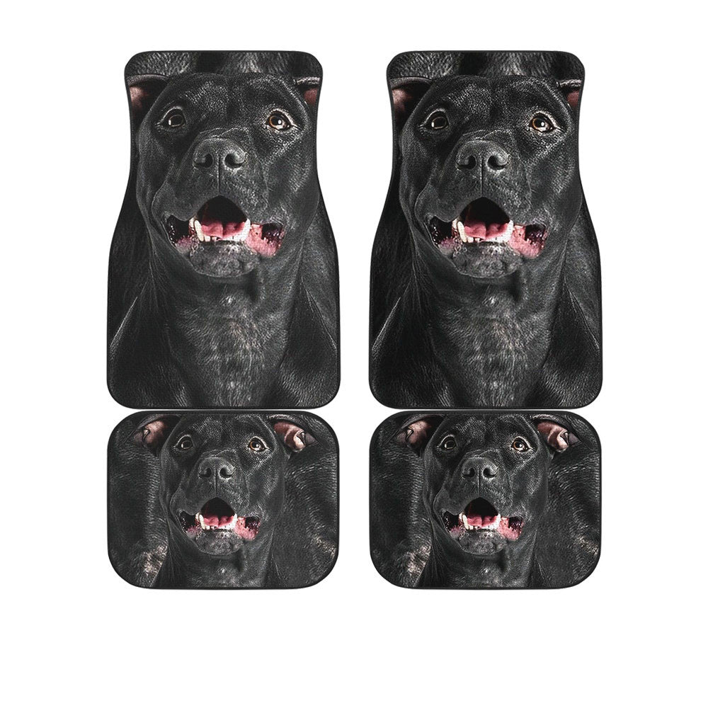 Pitbull Dog Funny Face Car Floor Mats 119
