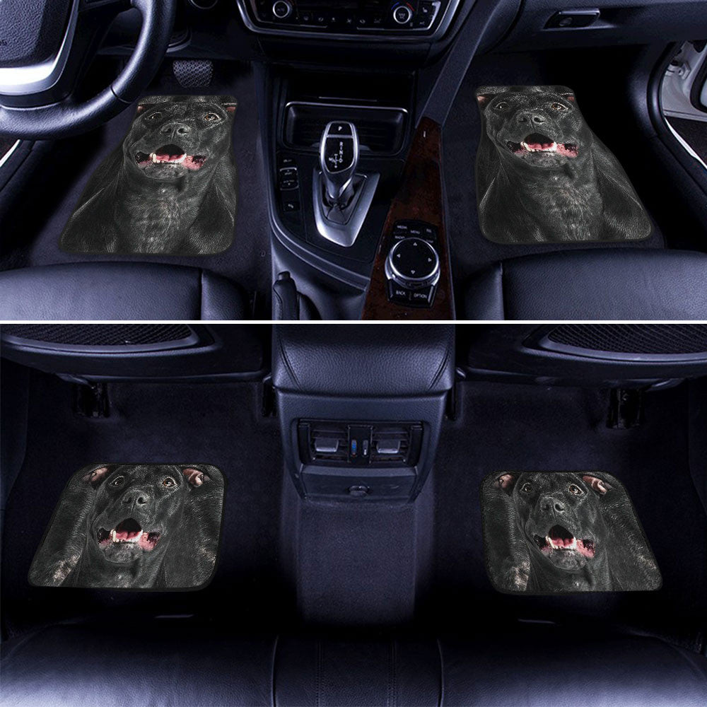 Pitbull Dog Funny Face Car Floor Mats 119