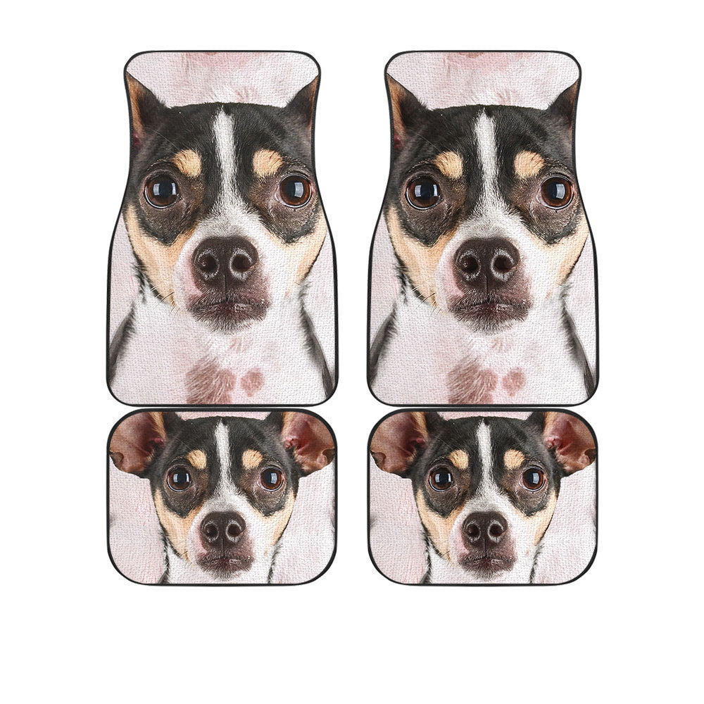 Rat Terrier Funny Face Car Floor Mats 119