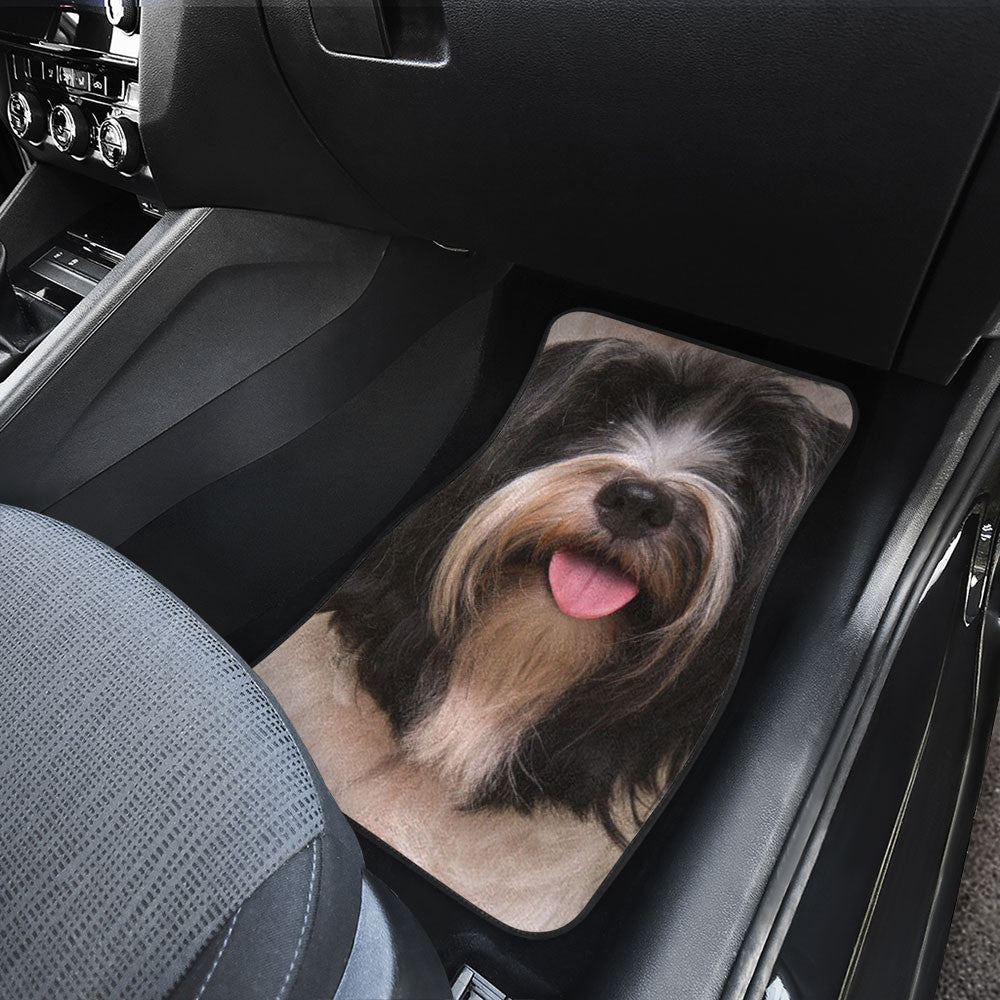 Tibetan Terrier Funny Face Car Floor Mats 119