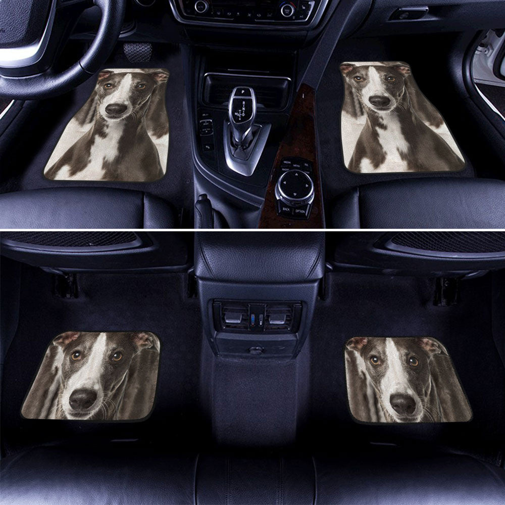 Whippet Funny Face Car Floor Mats 119