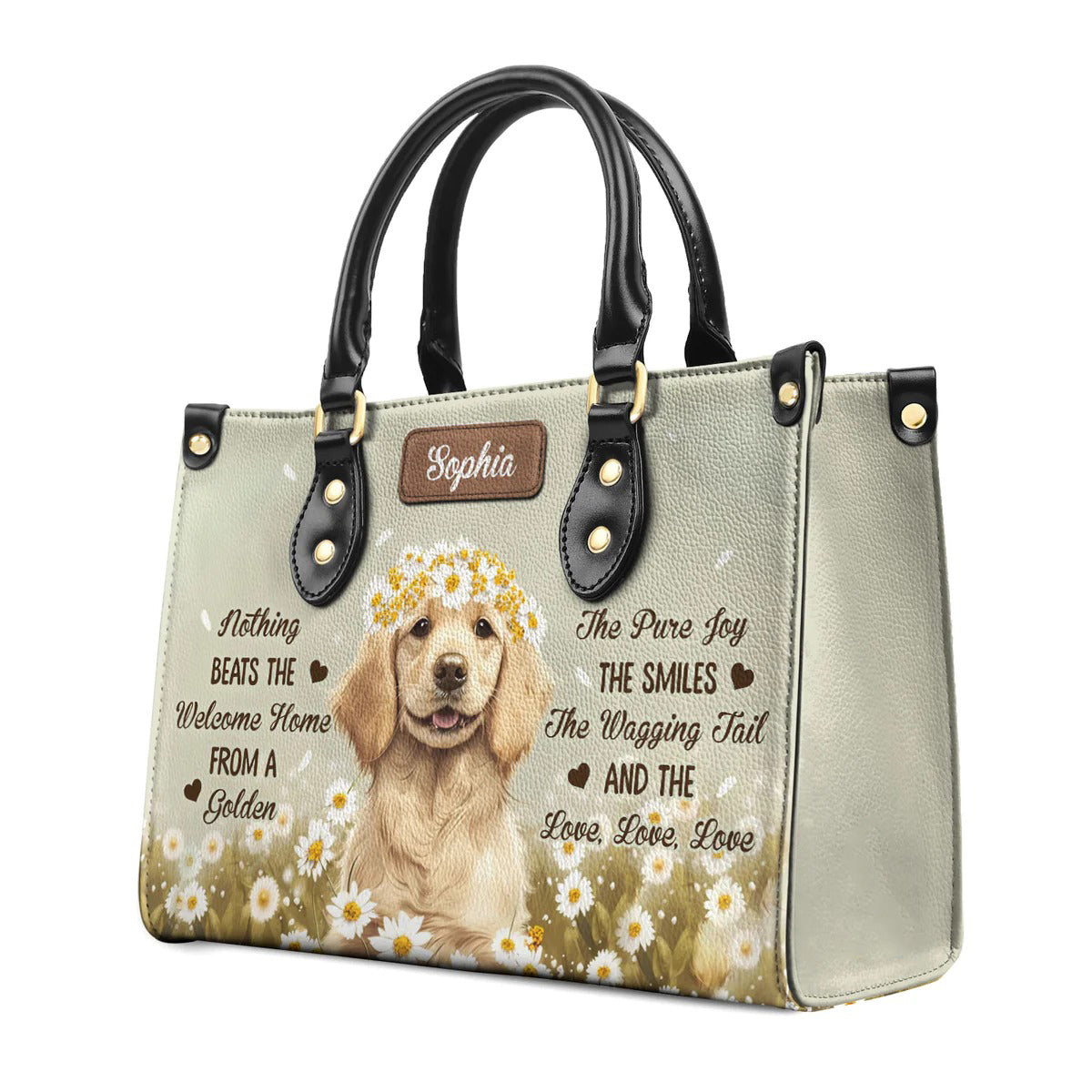 Nothing Beats The Welcome Home From A Golden Leather Bag