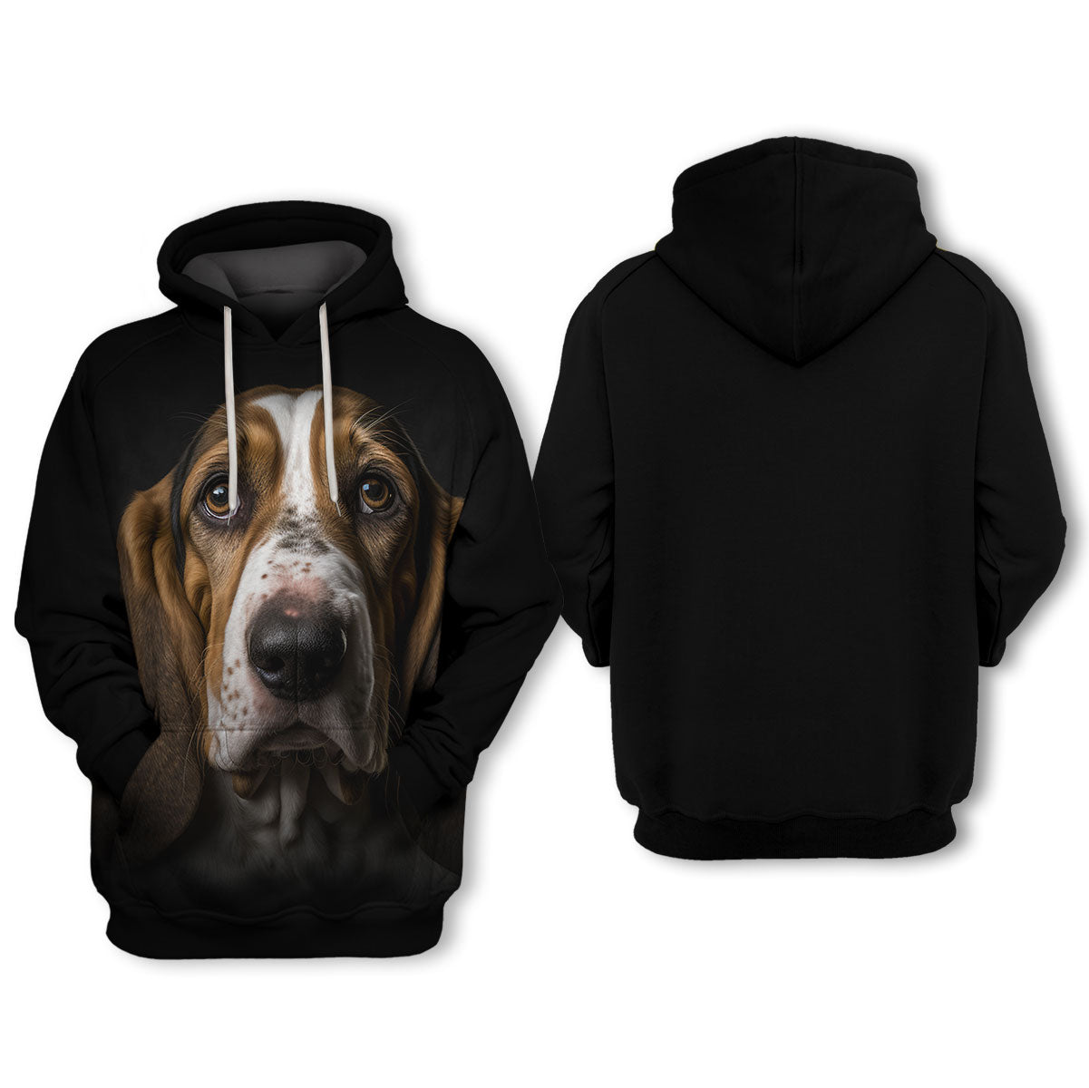Basset Hound - Unisex 3D Graphic Hoodie