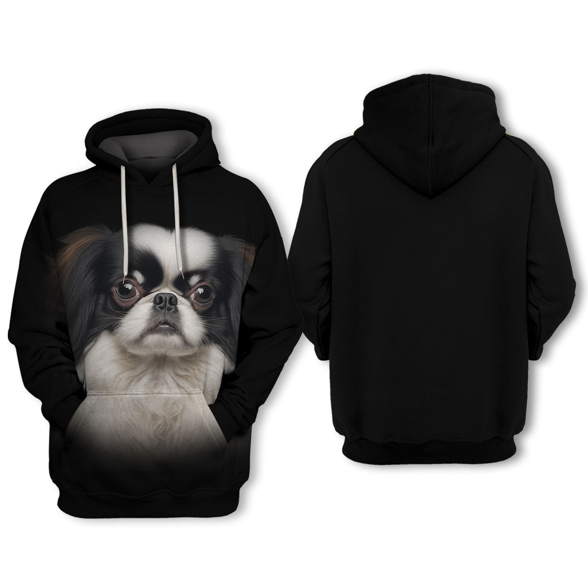 Japanese Chin - Unisex 3D Graphic Hoodie