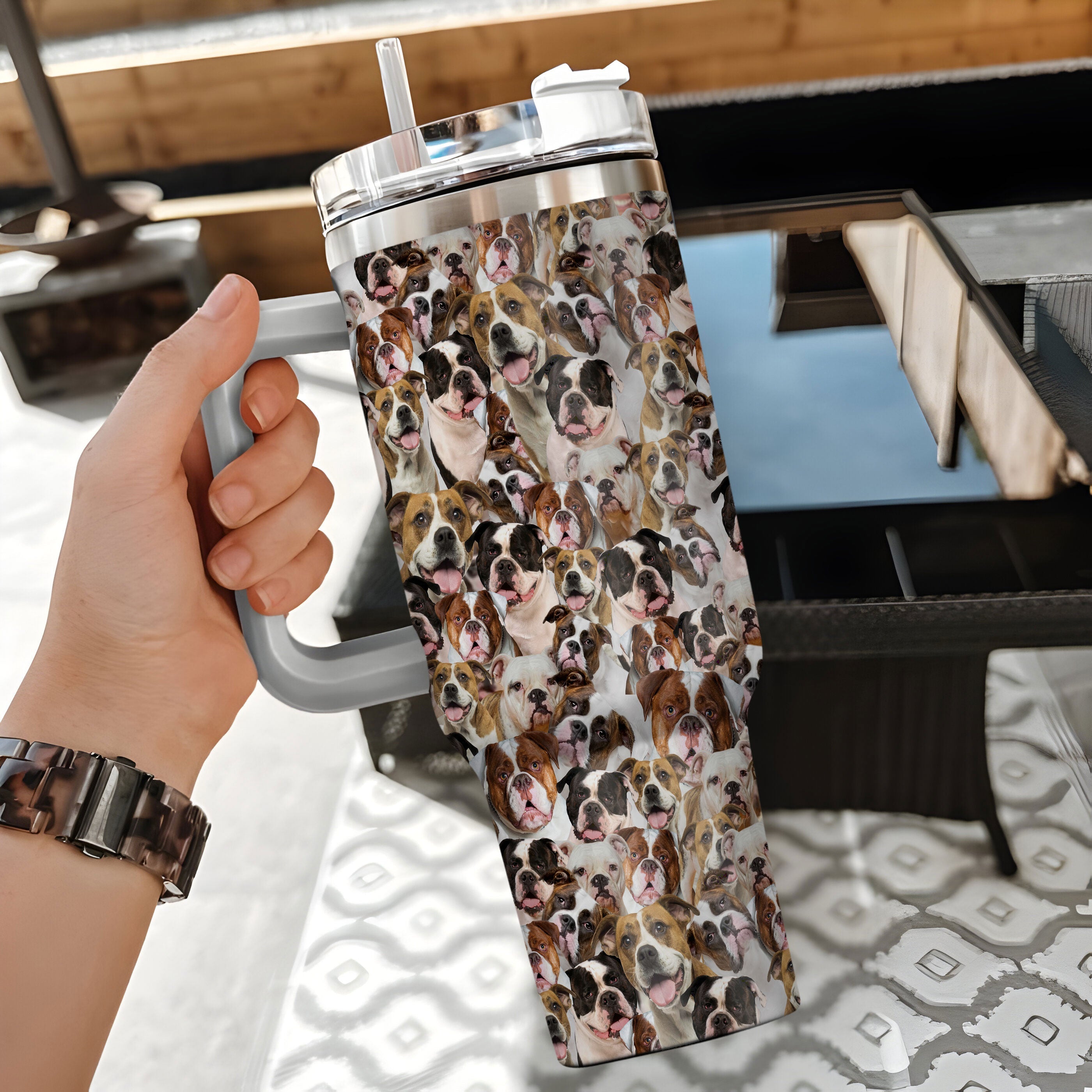 American Bulldog 1 Tumbler