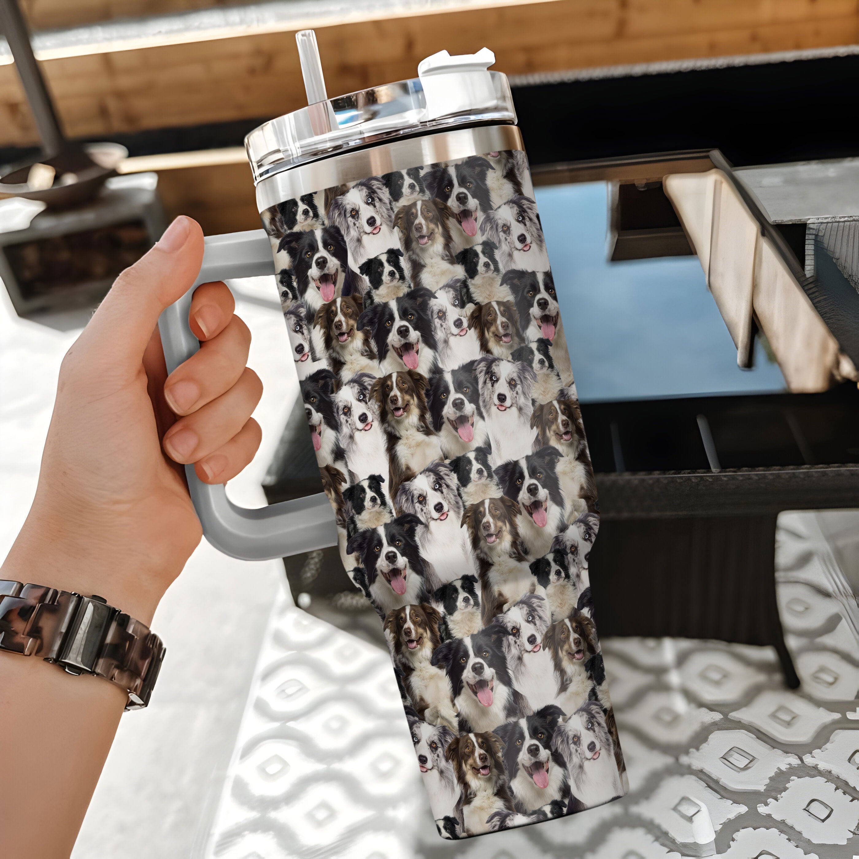 Border Collie Tumbler