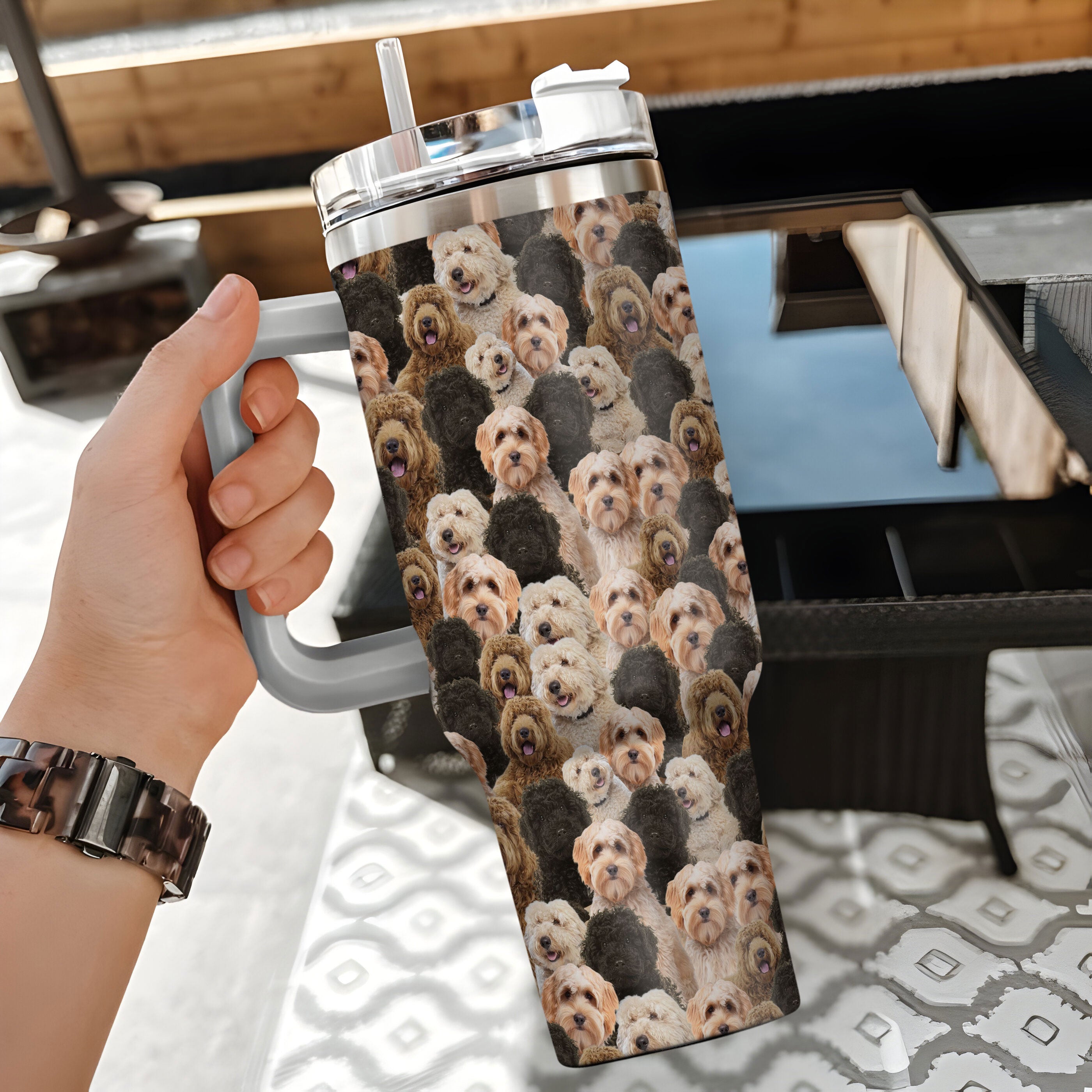 Labradoodle Full Tumbler