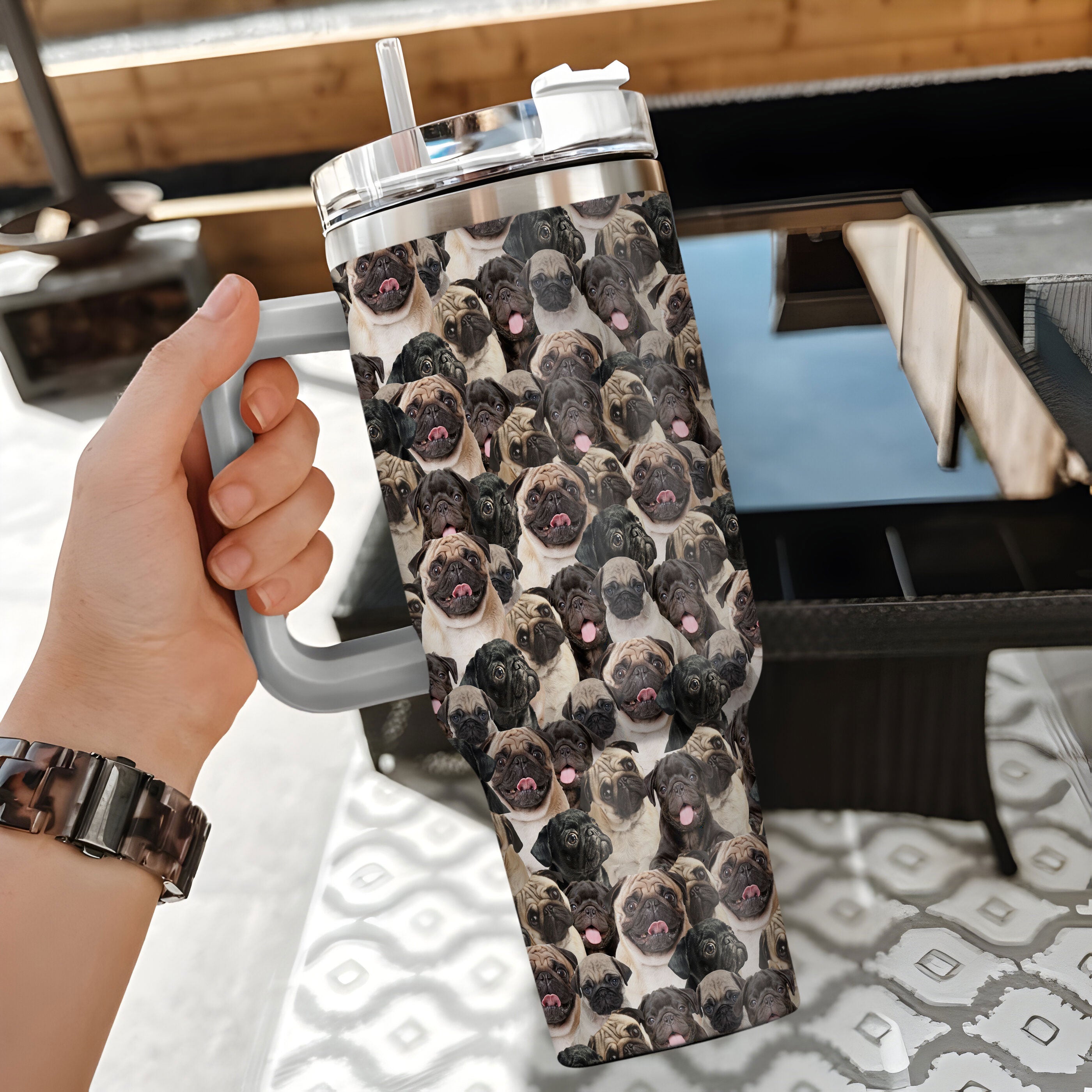 Pug Tumbler