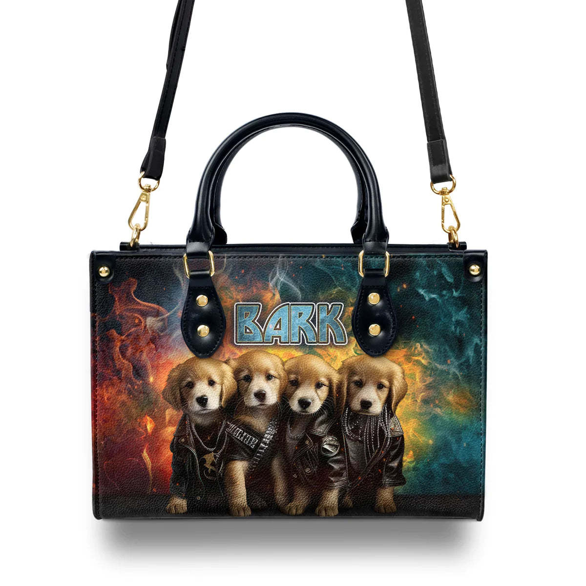 Bark Band Leather Bag