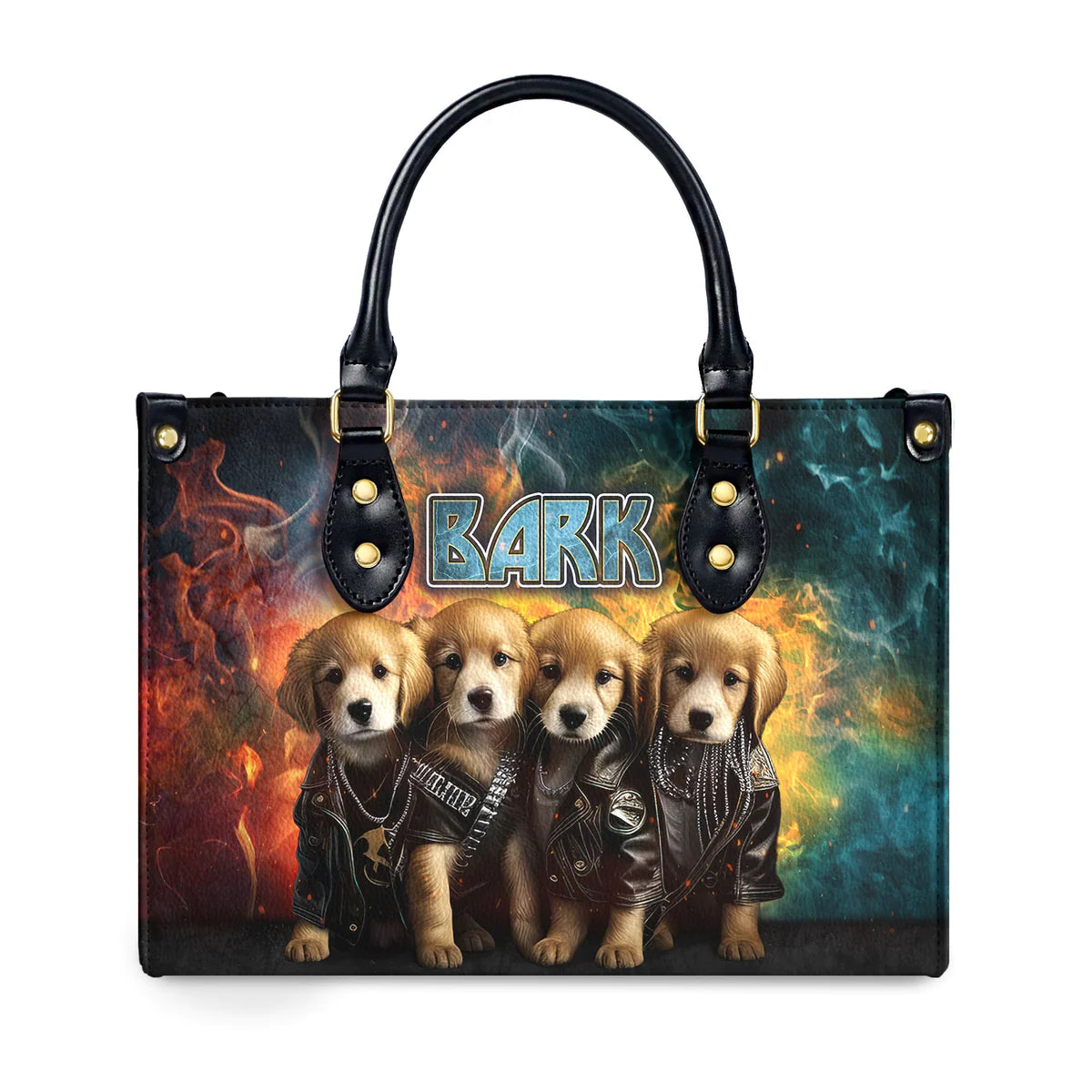 Bark Band Leather Bag