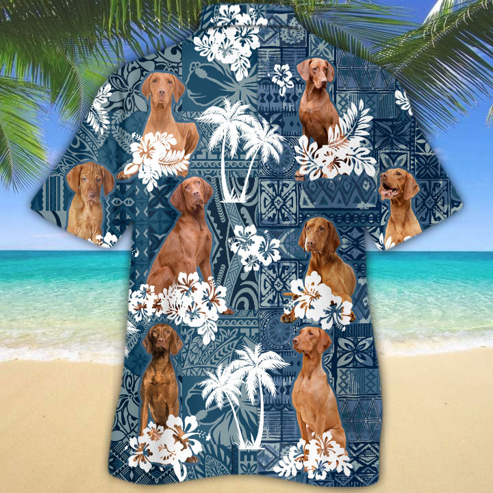 Vizsla Hawaiian Shirt TD01