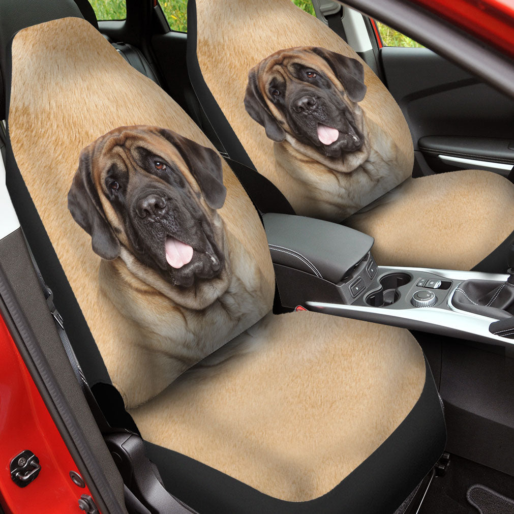 English Mastiff Face Car Seat Covers 120