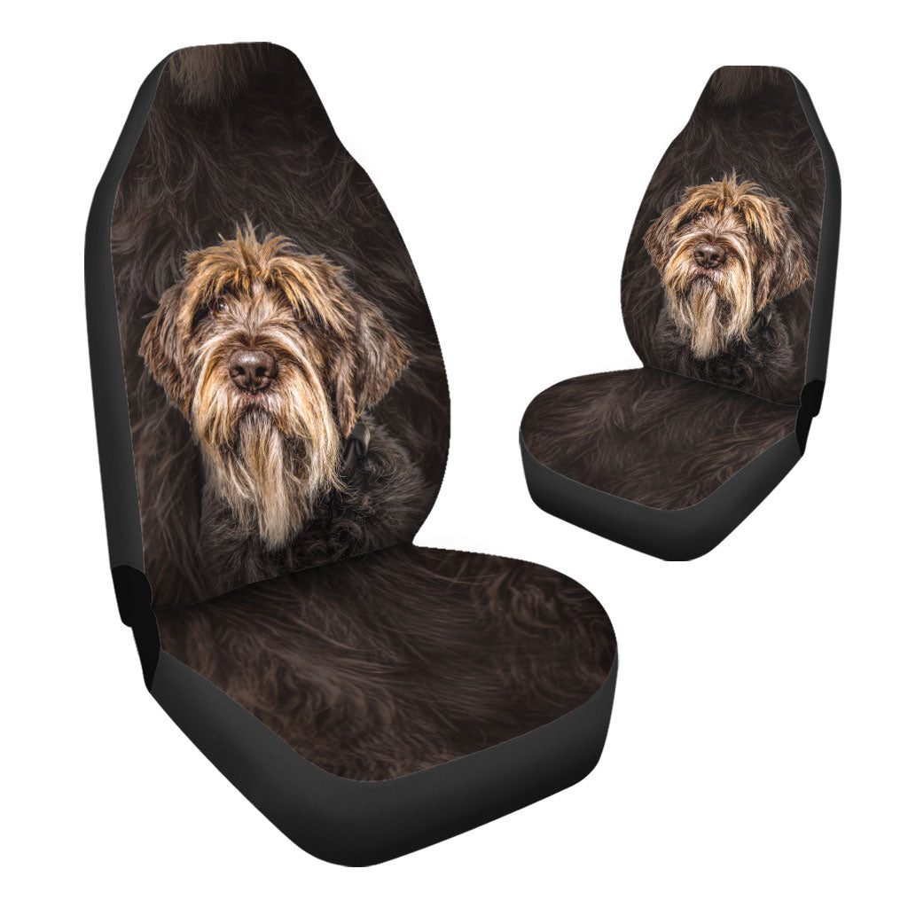 Wirehaired Pointing Griffon Face Car Seat Covers 120