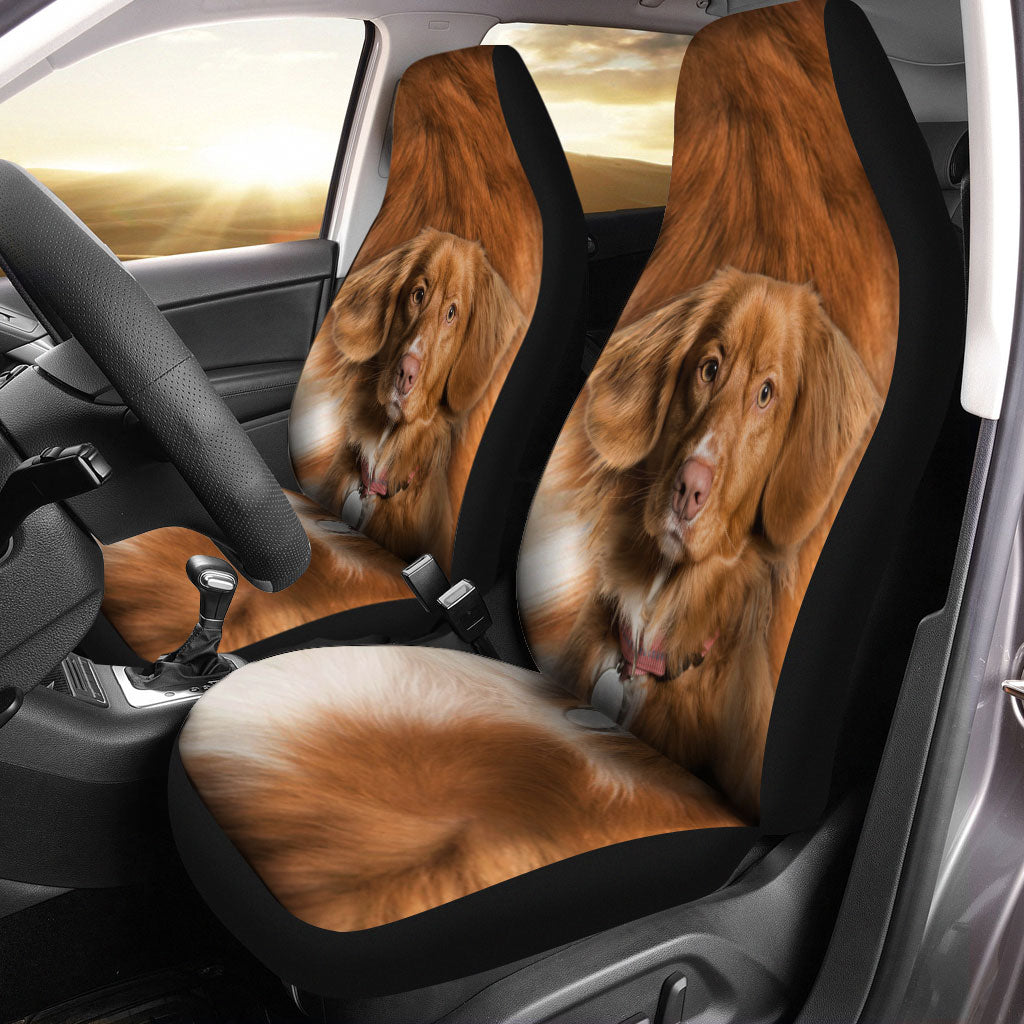 Nova Scotia Duck Tolling Retriever Face Car Seat Covers 120
