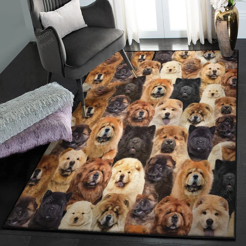 Chow Chow Area Rug
