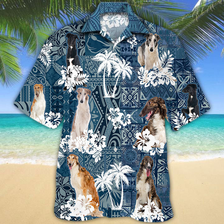 Borzoi Hawaiian Shirt TD01