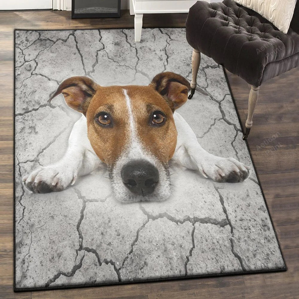 Jack Russell Terrier Area Rug