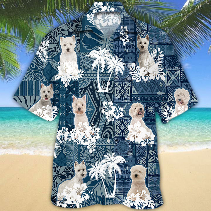 West Highland White Terrier Hawaiian Shirt TD01
