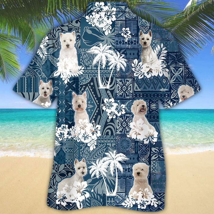 West Highland White Terrier Hawaiian Shirt TD01