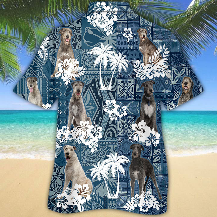 Irish Wolfhound Hawaiian Shirt TD01