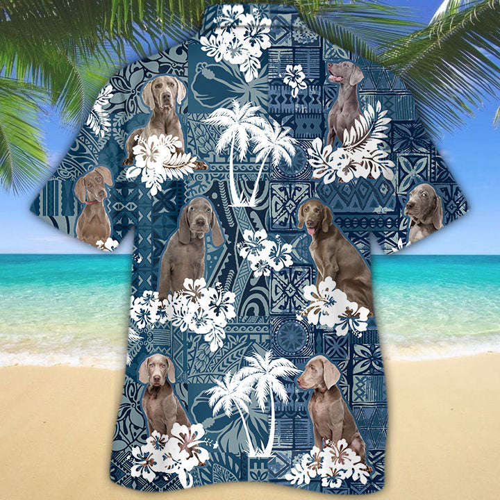 Weimaraner Hawaiian Shirt TD01
