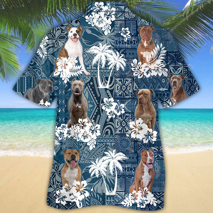Pitbull Hawaiian Shirt TD01