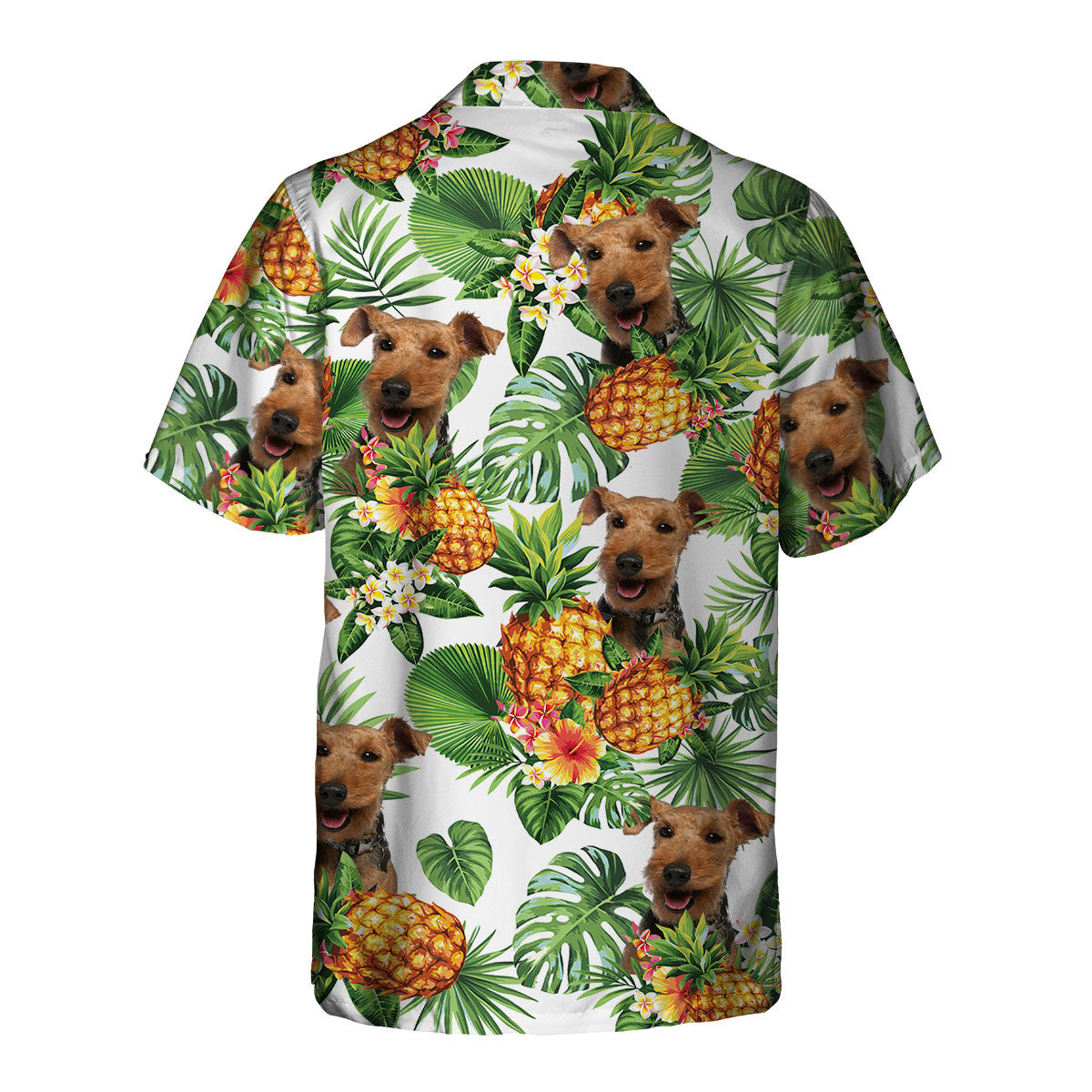 Airedale Terrier - Tropical Pattern Hawaiian Shirt