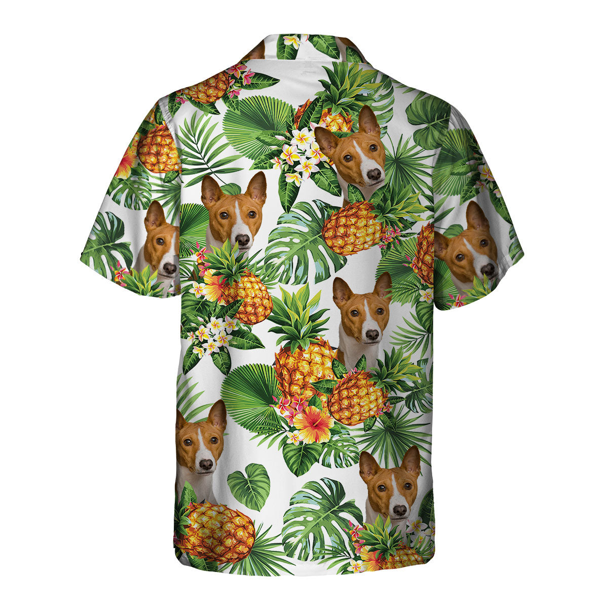 Basenji - Tropical Pattern Hawaiian Shirt