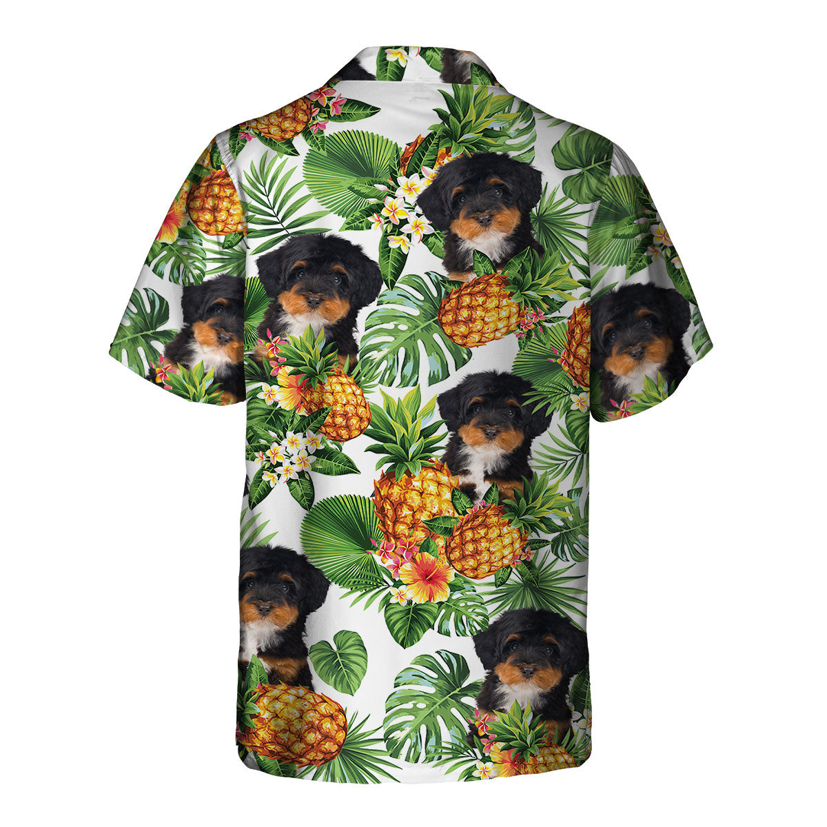 Bernedoodle - Tropical Pattern Hawaiian Shirt