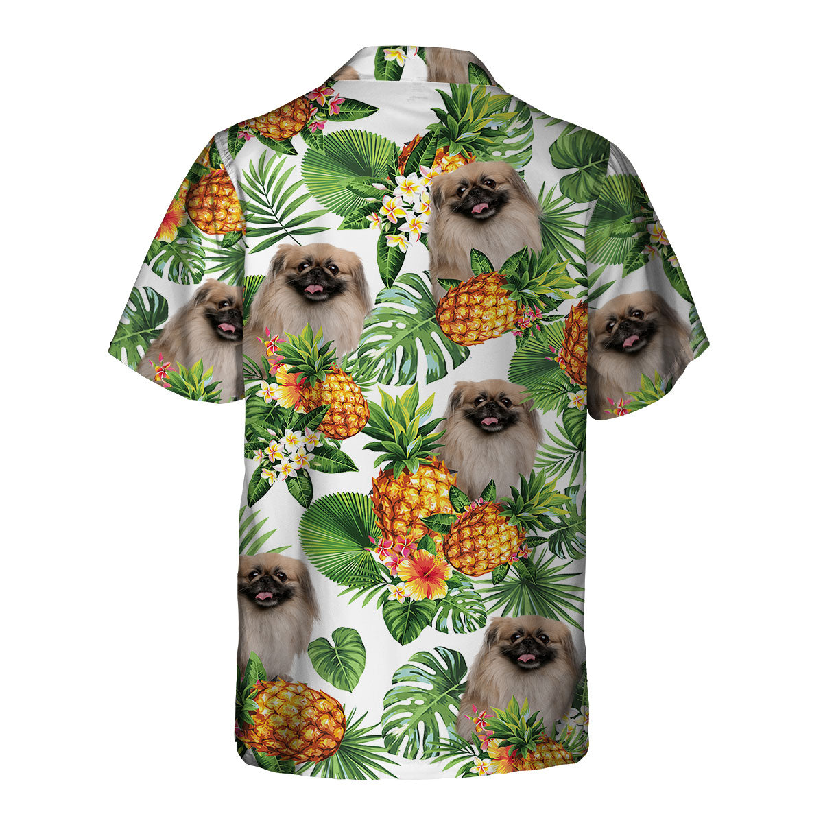 Pekingese - Tropical Pattern Hawaiian Shirt