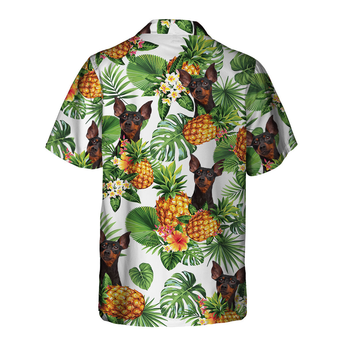 Pinscher - Tropical Pattern Hawaiian Shirt