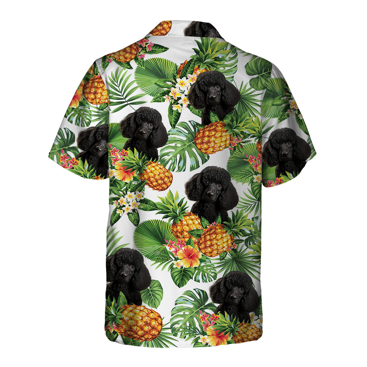 Poodle AI - Tropical Pattern Hawaiian Shirt